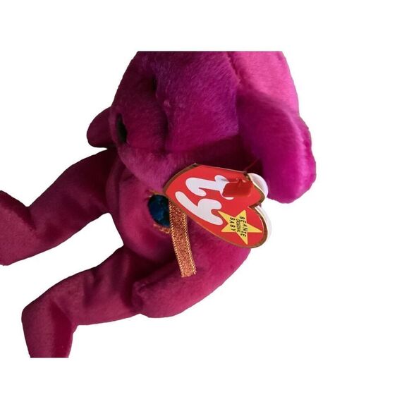 1999 Retired Millenium Bear Ty Beanie Baby Plush Collectible - Picture 10 of 11